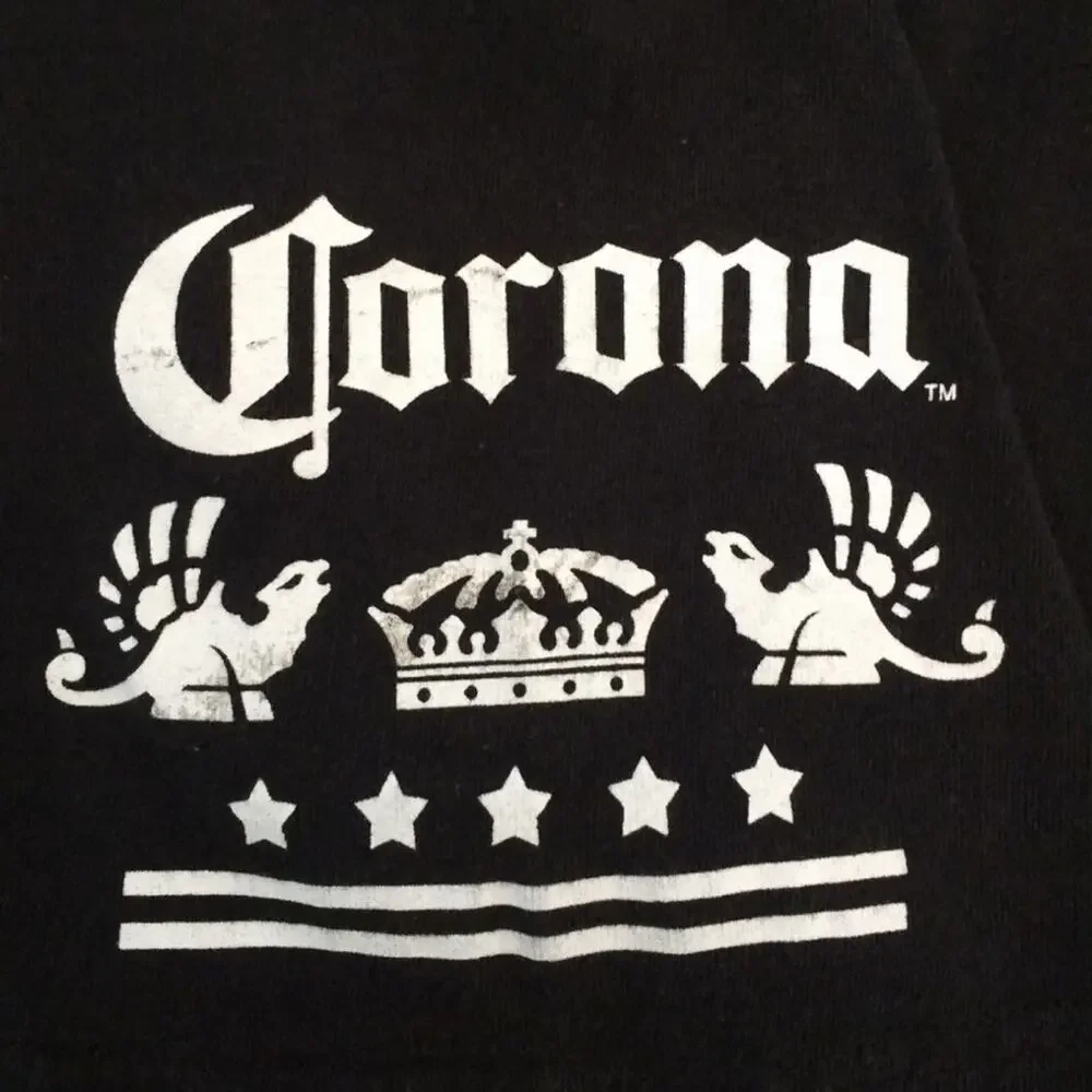 Corona Short Sleeve Black Graphic Tee - Picture 6 of 8